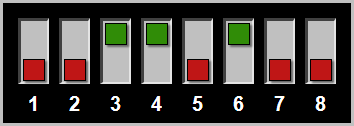 Märklin Decoder Dipswitch Settings